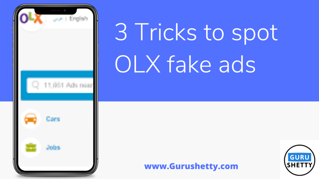 3 Tricks to spot OLX fake ads